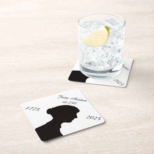 Jane Austen at 250 Kartonnen Onderzetters (Insitu)