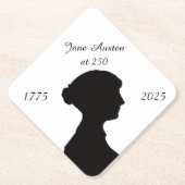 Jane Austen at 250 Kartonnen Onderzetters (Voorkant)