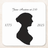 Jane Austen at 250 Kartonnen Onderzetters (Voorkant)