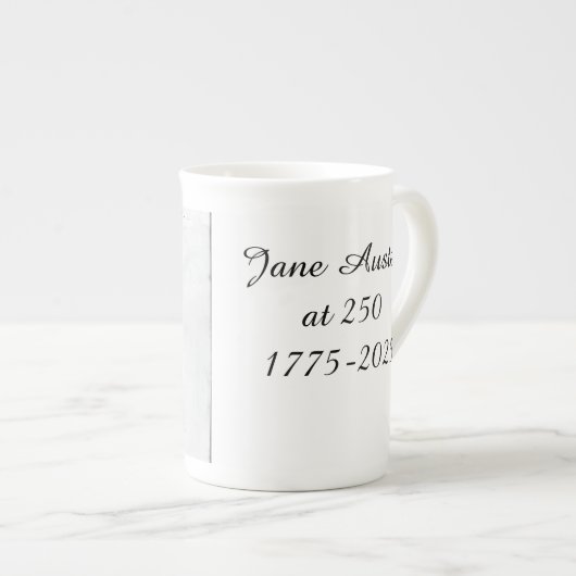 Jane Austen at 250 Porselein Kop (Voorkant rechts)