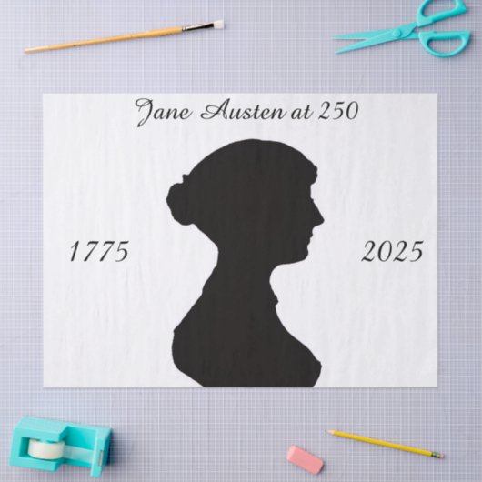 Jane Austen at 250 Tissuepapier (Craft)