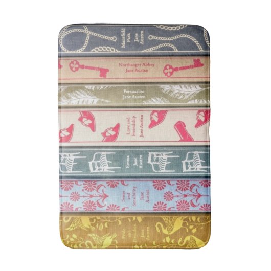 Jane Austen Badmat (Voorkant Verticaal)