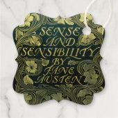 Jane Austen Bedankjes Labels (Achterkant)