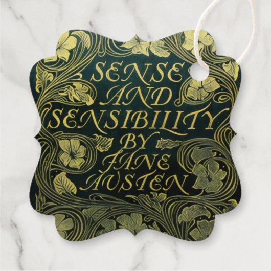 Jane Austen Bedankjes Labels (Achterkant)