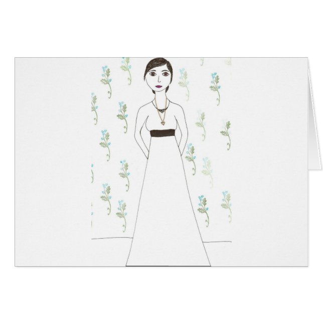 Jane Austen behang (Voorkant Horizontaal)