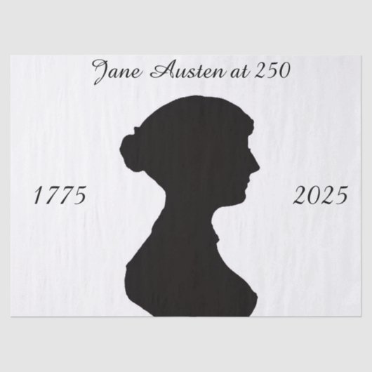 Jane Austen bij 250 Tissuepapier (Voorkant)