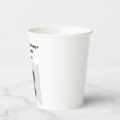 Jane Austen blijft thuis quote Papieren Bekers (Links)