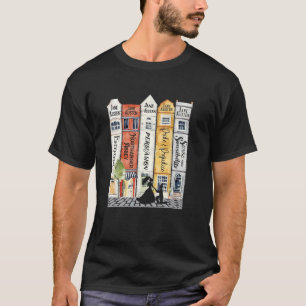 Jane Austen Boeken Straat Romance Reader Boekish J T-shirt