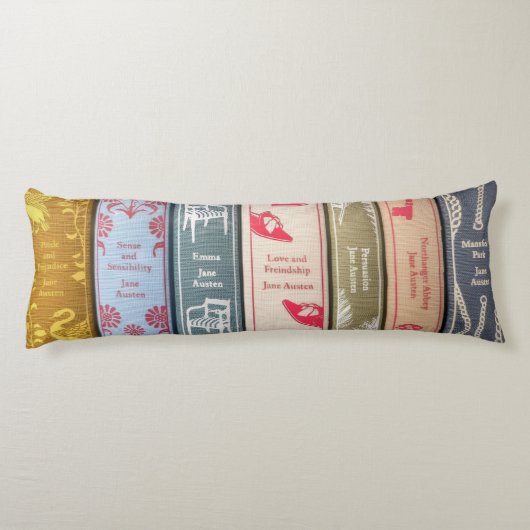 Jane Austen Books Lichaamskussen (Achterkant)