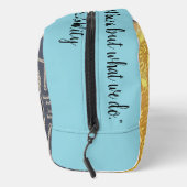 Jane Austen Books + Quote (blue) Toilettasje (Rechts)