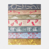 Jane Austen Books Throw Blanket Fleece Deken (Voorkant)
