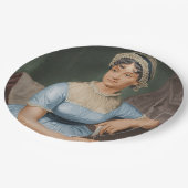 Jane Austen borden Papieren Bordje (Gekanteld)