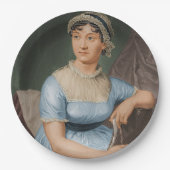 Jane Austen borden Papieren Bordje (Voorkant)