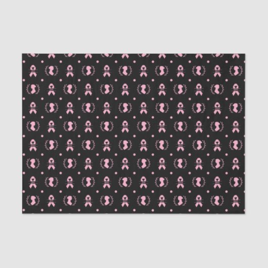 Jane Austen Breast Cancer Awareness Tissue Paper Tissuepapier (Voorkant)