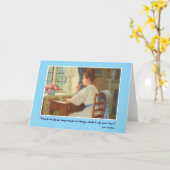 Jane Austen Brief Kaart (Gele Bloem)