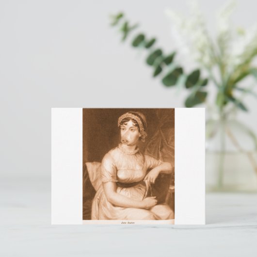 Jane Austen Briefkaart (Staand voorkant)