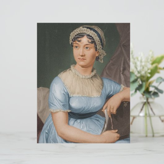 Jane Austen briefpapier Briefhoofd (Staand voorkant)