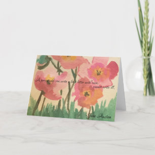 Jane Austen Briefpapier Feestdagen Kaart