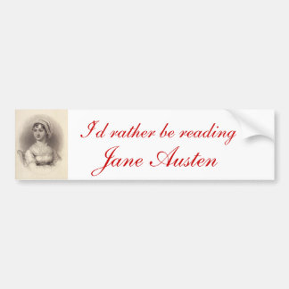 Jane Austen Bumpersticker