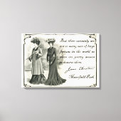 Jane Austen: Canvaskunst voor vrouwen Canvas Afdruk (Voorkant)