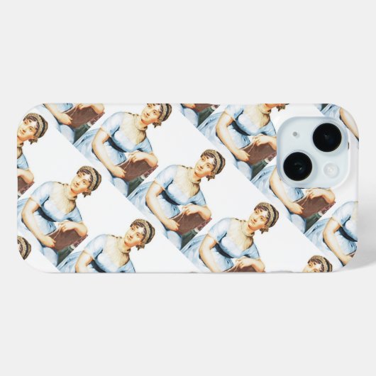 Jane Austen Case-Mate iPhone Case (Achterkant (horizontaal))