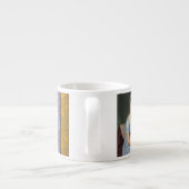 Jane Austen Citaat (Bordeauxrood) Espresso Kop (Achterkant)