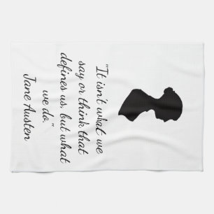 Jane Austen citaat Theedoek