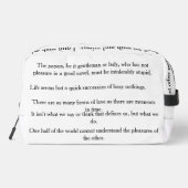 Jane Austen citaten Toilettasje (Achterkant)