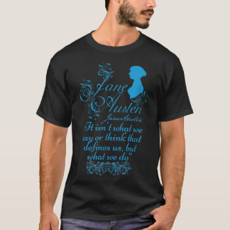 Jane Austen citeert boekenclub fans Vintage romant T-shirt