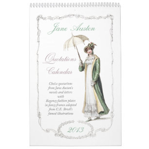 Jane Austen citeert Kalender 2013