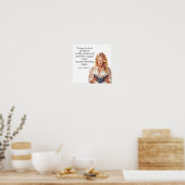 Jane Austen citeert... ondraaglijk dom Poster (Keuken)