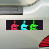 Jane Austen Collage Bumpersticker (Op auto)