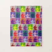 Jane Austen Colorful Pop Art Legpuzzel (Verticaal)