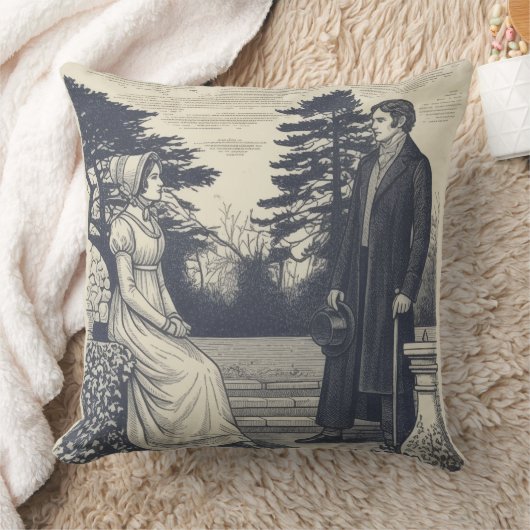 Jane Austen couples Kussen (Deken)