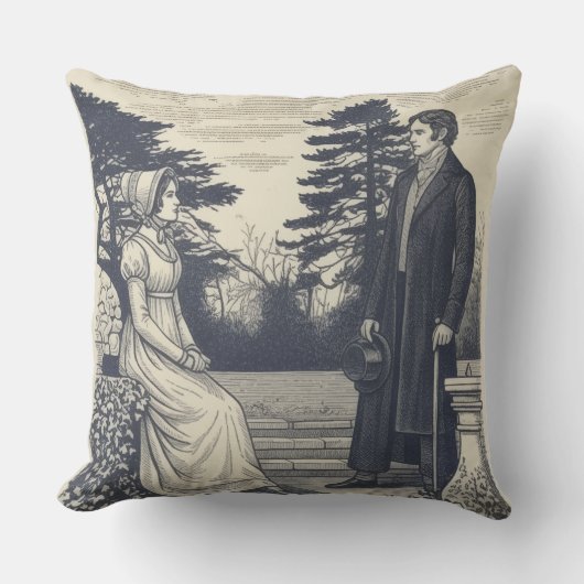 Jane Austen couples Kussen (Voorkant)