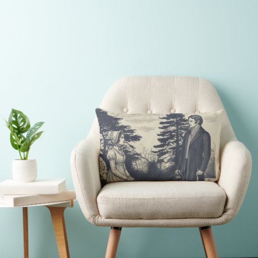 Jane Austen couples Kussen (Stoel)