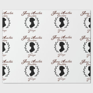 Jane Austen Couture Wrapping Paper Cadeaupapier
