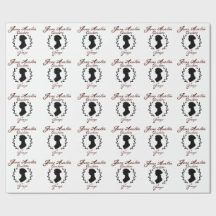 Jane Austen Couture Wrapping Paper Cadeaupapier