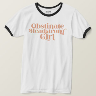 Jane Austen Eigengereid Ongehuwde Meisje T-shirt