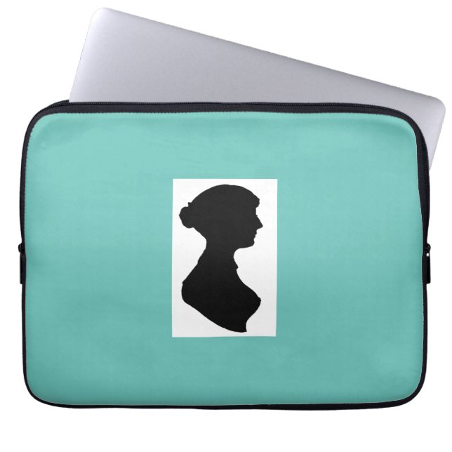 Jane Austen Electronics Bag Laptop Sleeve (Voorkant)