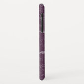 Jane Austen Emma Book Paars Floral Love Quote Case-Mate iPhone Case (Achterkant/links)