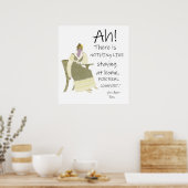Jane Austen Emma Home Comforts Quote Poster (Keuken)