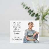 Jane Austen Emma quote Briefkaart (Staand voorkant)