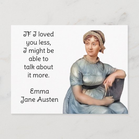 Jane Austen Emma quote Briefkaart (Voorkant)