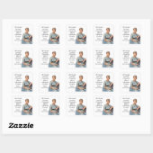 Jane Austen Emma quote Vierkante Sticker (Vel)