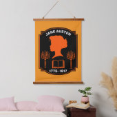 Jane Austen Engelse romanschrijfster Hangend Wandkleed (Slaapkamer)