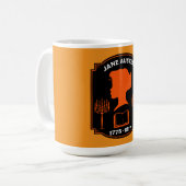 Jane Austen Engelse romanschrijfster Koffiemok (Voorkant links)