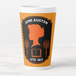 Jane Austen Engelse romanschrijfster Latte Mok