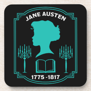 Jane Austen Engelse romanschrijver Bier Onderzetter