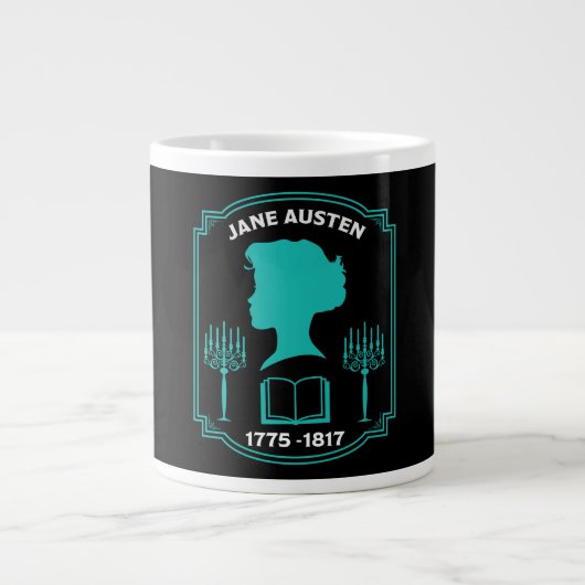 Jane Austen Engelse romanschrijver Grote Koffiekop (Voorkant)